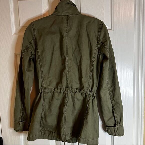 Madewell Fleet Boho Utility Grunge Jacket Size XS Olive Green Military‎ - Picture 4 of 6